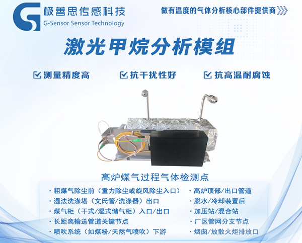 激光甲烷氣體分析模組實時監(jiān)測高爐煤氣中的甲烷濃度